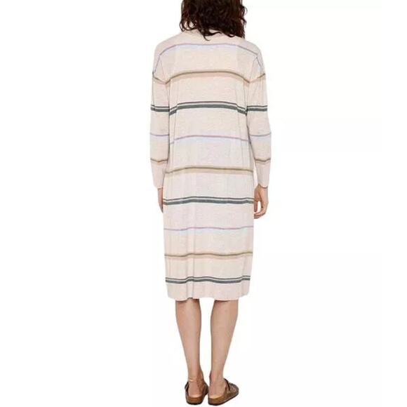 Heartloom Anthropologie Small Dahlia Long Maxi Buttoned Sweater Cardigan Striped - Picture 5 of 9